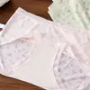 Panty Femenino de Seda Helada de Verano, Cintura Media, Estampado Floral 7A Antibacteriano, Transpirable, Amigable con la Piel, Sin Costuras, Moldeador de Cadera, Entrepierna Antibacteriana