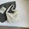 Bolsa Transversal Nova Moda Textura Simples Casual Grande Capacidade Ombro Único Axila Bolsa Feminina Inverno Trabalho Bolsa Tote