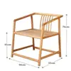 Sillón de madera maciza estilo chino, mesa de té con sillas a juego, apto para uso en el hogar y la oficina, también conocido como silla Taishi, una silla para leer o una silla con forma de luna