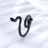 Anillo serpiente retro transfronterizo de Europa y Estados Unidos para mujer con apertura ajustable, anillo simple de personalidad, venta al por mayor de fábrica