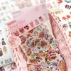 100 Piezas de Pegatinas Washi Creativas y Lindas en Paquete Grande para Diarios, Agendas de Teléfono y Pegatinas de Decoración de Dibujos Animados