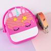Nuevo Bolso de Mano de Silicona de Dibujos Animados Transfronterizo Cuadrado de Oso para un Hombro Cruzado Bolso de Silicona Combinación de Colores para Ropa de Niños