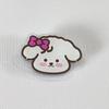 Clip de Plástico Acrílico de Panda Doble Cara con Clip PP Dibujo Animado Anime Periférico Clip para Cuaderno Clip Lindo para Notas Decoración de Estudiante Clip para Trasero