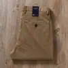 Estación Europea 2025 Verano Pantalones Largos Cintura Media-Alta Ligeramente Elásticos Versátiles Transpirables para Hombre Rectos Casual de Negocios