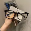 Óculos Lingguang Armações de Acetato Estilo Pequena Fragrância 3469 3413 3392 3438 Armação Preta Lisa Mesmo Estilo Óculos da Moda Sem Grau