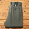 Pantalones Casuales Rectos Sueltos de Sarga Fina Transpirable Estilo Old Money para Hombre de Gama Alta