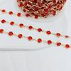 Cadena de retención de color DIY, serie roja, variedad de horquillas con borlas, ropa antigua, accesorios exóticos, cadena suelta.