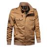 Comercio Exterior Transfronterizo Nueva Chaqueta Casual de Algodón Lavado para Hombre, Estilo Herramienta de Moda Piloto, Talla Grande Holgada para Exterior 9808