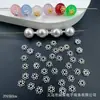 Cuentas Espaciadoras Pequeñas de Flor de Aleación de 6 mm para Manualidades Hechas a Mano, Borla, Tapas de Flor, Materiales, Accesorios de Joyería, Venta al por Mayor