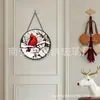 Pendente de Vidro Colorido Pássaro Vermelho Transfronteiriço Ornamento de Vidro de Natal Decoração de Janela Apanhador de Sol de Jardim