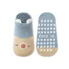 Calcetines para bebé, estilo fino de verano, calcetines de piso para bebé, calcetines antideslizantes con puntos de goma, calcetines tobilleros de malla tipo barco, calcetines de interior refrescantes para aprender a caminar