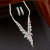 Conjunto de brincos e colar com franjas de zircônia banhado a ouro 14k real para mulheres, luxo leve e sensação de alta qualidade, joias elegantes e versáteis