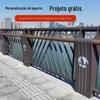 Ponte de aço inoxidável cerca, paisagem, rio, cerca, paisagem anti-colisão, isolamento, cerca, vedação de segurança do rio;