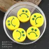 Coleção de Contas Cerâmicas Coloridas com Rosto Sorridente Pulseira Colar Infantil Feito à Mão Acessórios de Joias DIY Contas de Expressão Contas Soltas