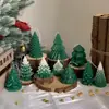 Velas perfumadas navideñas transfronterizas al por mayor Decoración navideña regalos creativos vela Velas con forma de árbol de Navidad