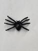 12 Aranha de simulação pequena cor luminosa preta Brinquedos de Halloween Natal Zombaria de pessoa inteira Aranha de simulação falsa