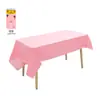 Mantel de Plástico Impreso Desechable Conveniente al por Mayor Color Sólido Mantel Monocromático de Película de Aluminio Impresa con PE