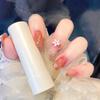 Uñas Portátiles Camelia Manicura Long Island Ice Tea Pegatinas Blanqueadoras para Uñas Flores Tridimensionales Uñas Postizas Manicura Terminada Mayoreo