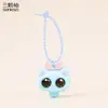Llavero Creativo de Gato de Ojos Grandes para Apretar Lindo Dibujo Animado Muñeco Gatito Descompresión Colgante para Bolso de Pareja Regalo