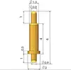 Dedal de antena conector STM para placa de pruebas de soldadura sonda de prueba dedal de resorte contacto de carga parche de PCB conexión pogopin