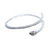 Pulsera ajustable con diseño simple de serpiente espiritual roja que combina con todo Pulsera de plata con textura de alta calidad 2023