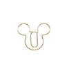 Clipes de Papel Desenho do Mickey, Clipes de Papel Coloridos Criativos em Formato, Material Escolar Fofo para Estudantes, Suprimentos de Metal para Diário, Fornecimento Direto Transfronteiriço