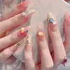 Acessórios para Unhas Artísticas Coração Combinando Cores Macaron Pequenos Acessórios de Coração de Pêssego Acessórios de Resina Cor de Doce Decoração de Unha Usável