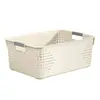 Cesta para Snacks y Artículos Varios, Cesta de Plástico para Almacenamiento Doméstico, Caja Organizadora para Gabinete de Cocina, Caja Organizadora de Ropa para Armario de Dormitorio