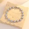 Pulsera de Zirconia con Forma de Gota de Agua y Corazón Microincrustada, Ins, de Moda, Alta Gama, de Venta Caliente Transfronteriza, Joyería de Mano Versátil y Exquisita para Mujeres
