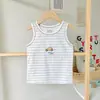 Chaleco de Algodón para Niños Estilo Verano Camiseta sin Mangas de Malla Infantil Tirantes para Bebés Chaleco de Verano para Niños Mayores