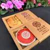 Caja de Regalo de Té Pu'Er Lao Ban Zhang de 80g Té Pu'Er Maduro de Yunnan Té de Yiwu Fabricante de Pu'Er Maduro Venta al por Mayor Té del Palacio