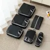 Set de cinco piezas de malla de bolsas de almacenamiento de viaje compresibles, organizador de equipaje, bolsa portátil para empacar ropa para viajes de negocios y viajes