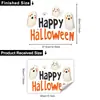 Yanxi YX-JD0177 Divertidas Pegatinas de Fantasmas de Halloween Pintura Decorativa para Ventana de Dormitorio Pegatinas Electrostáticas para Ventana