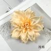 Pintura al Óleo Cabeza de Dalia DIY Dalia Flor Falsa Tocado Horquilla Flor Material Accesorios Hogar Fotografía Floricultura Atrezzo