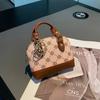 Bolsa Mini de Corrente para Ombro Ins Portátil Estilo High-end Louie Le Moda Flor de Leitura Porta-Moedas Infantil