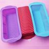 Molde de silicone para bolo de torrada atacado spot silicone de grau alimentício binaural retangular bandeja de silicone para torrada