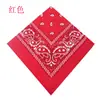 Algodão poliéster ameba flor de caju Quadrado 54cm bolsa esportiva ao ar livre turbante hip-hop dança de rua quadrado fornecimento de fábrica