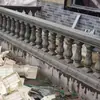 Molde Coluna Romana Estilo Chinês Grade de Varanda Cerca de Pátio Vaso de Flores de Cimento Moldado no Local Modelo de Corrimão