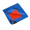Suministro en stock lona PE azul naranja para camión coche exterior impermeable lona de plástico PE azul naranja lona al por mayor