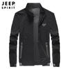 JEEP SPIRIT verão casual moda masculina gola casaco fino dos homens 5201