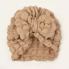 Nuevos Accesorios para el Cabello Europeos y Americanos Sombrero de Jacquard Super Suave Palomitas de Maíz para Niños Gorro con Lazo para Bebé Gorro Fetal Sombrero Indio para Bebé