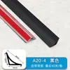 Acabamento de Canto Personalizado em PVC para Cantos de Parede, Tira Flexível Autoadesiva para Esconder Imperfeições, Acabamento de Borda Curva, Tira Decorativa para Cantos de Teto