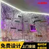 Papel de Parede para Sala de Jogos E-Sports, Estúdio de Selfie com Inspiração Tecnológica, Fundo para Fotografia de Influenciadores, Imagem de Fundo para Transmissão ao Vivo, Tapeçaria de Alta Qualidade para Pendurar
