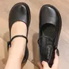 Sapatos para Mãe para Mulheres de Meia-Idade e Idosas, Sandálias de Verão, Novo Modelo 2026, Sapatos de Couro Femininos com Solado Macio Antiderrapante, Tamancos, Sapatos de Uma Peça