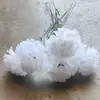 Cravo artificial de haste única, flor artificial para presente de Dia das Mães, arranjo floral para decoração de casa, arranjo de flores de seda, acessórios de flor artificial