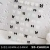 Nuevo Pegatina de Arte para Uñas Mariposa 3D Estéreo Relieve Rosa Mariposa Pegatina Blanca DIY Accesorios Estéreo para Uñas