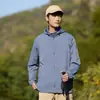 Nueva camisa deportiva casual de verano para parejas, elegante, de seda helada, protectora solar para hombres, impermeable, transpirable, ligera y protectora contra rayos UV