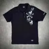Tendencia de Moda Verano Nuevo Estilo Camisa Hawaiana Estampada de Manga Corta con Cuello Polo y Estampado de Calaveras Venta al por Mayor