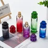 Frasco de Perfume de Vidro Colorido 30ml Frasco Portátil para Dispensar Perfume Frasco de Amostra de Vidro Frasco de Perfume com Spray de Pressão