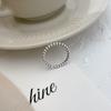 Nuevo Anillo Elegante de Esmalte de Ala Ancha Estilo Coreano para Mujer, Estilo Palacio Retro, Anillo Abierto Elegante, Anillo Creativo para el Dedo Índice